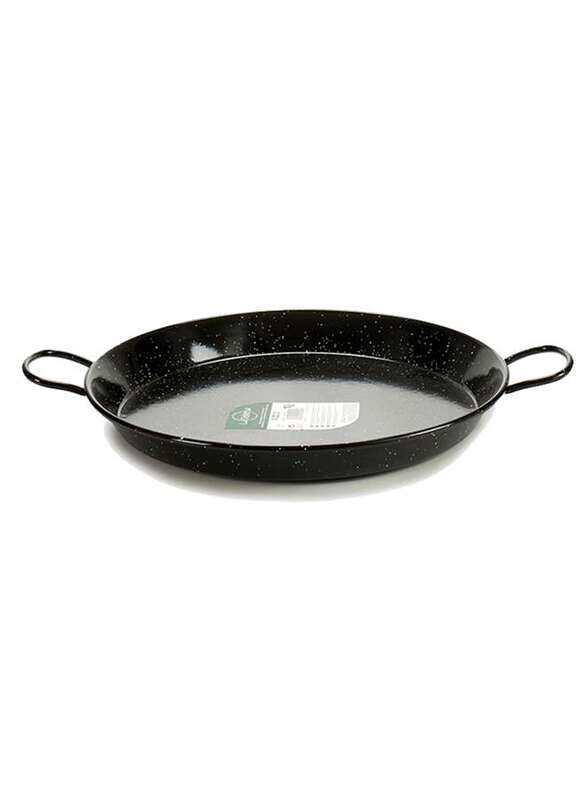 

La Dehesa Enameled Steel Paella Pan 80 cm Black