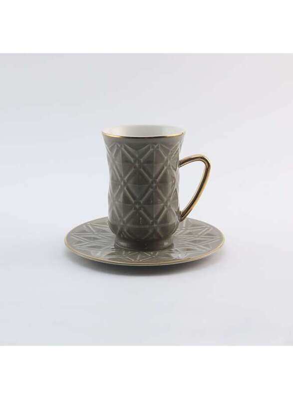 

Rose Porcelain Tea Cup and Saucer 12 Pieces Set 200 ml RS-1717