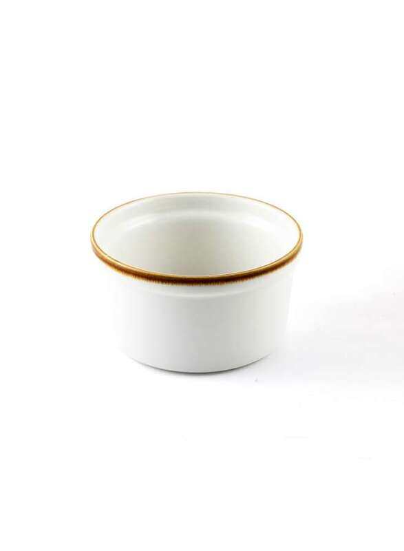 

Porceletta Ivory Mocha Porcelain Lined Ramekin 9 cm