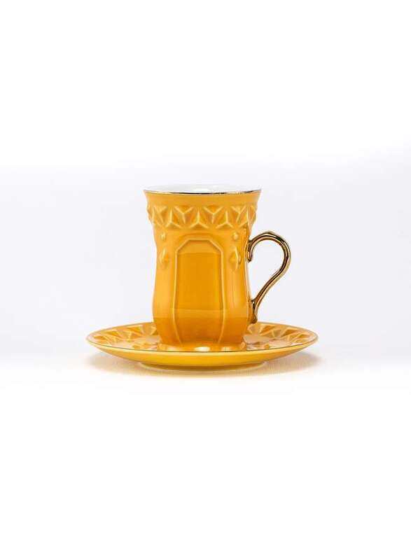 

Rose Porcelain Tea Cup and Saucer 12 Pieces Set 200 ml RS-2121