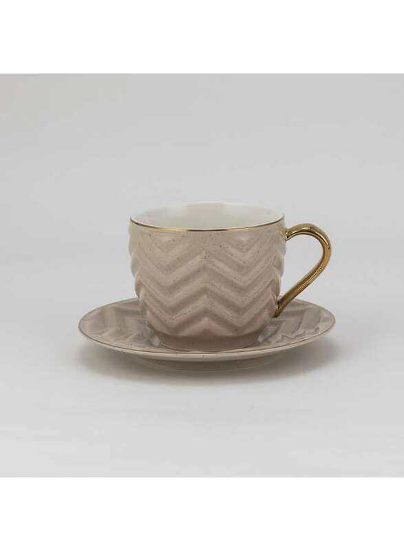 

Rose Porcelain Milk Cup and Saucer 12 Pieces Set White 200 ml RS-2020