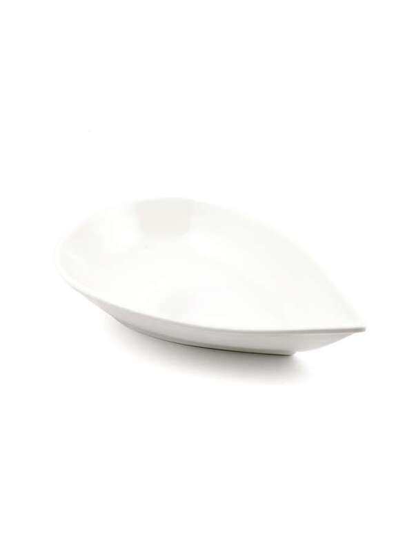 

Porceletta Ivory Porcelain Drop Soup Plate 12