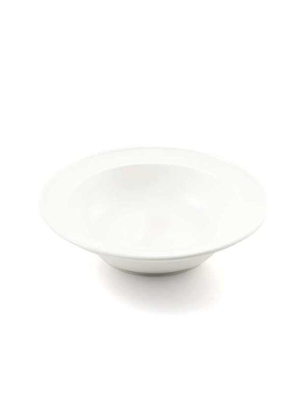 Porceletta Ivory Porcelain Deep Plate 20 cm / 8"