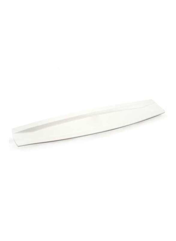 

Porceletta Ivory Porcelain Rectangular Flat Plate Meena Design 35 cm / 14