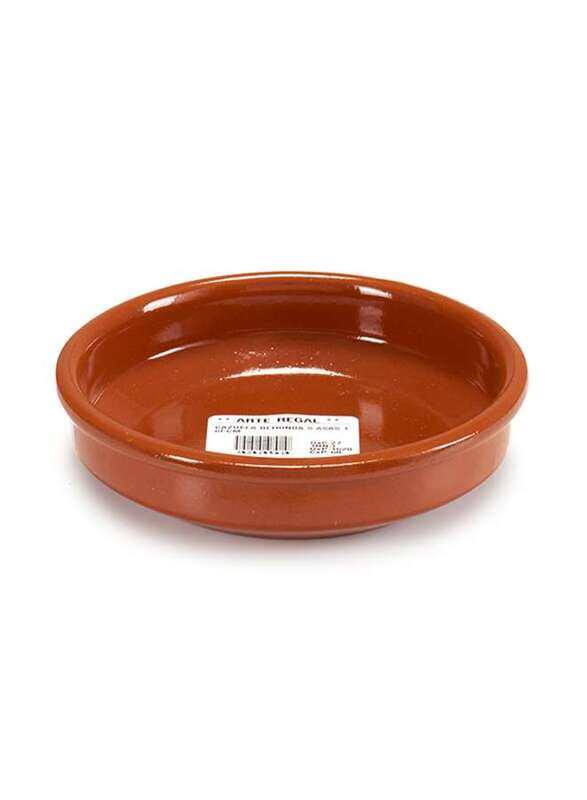 Arte Regal Brown Clay Round Deep Plate 16 cm