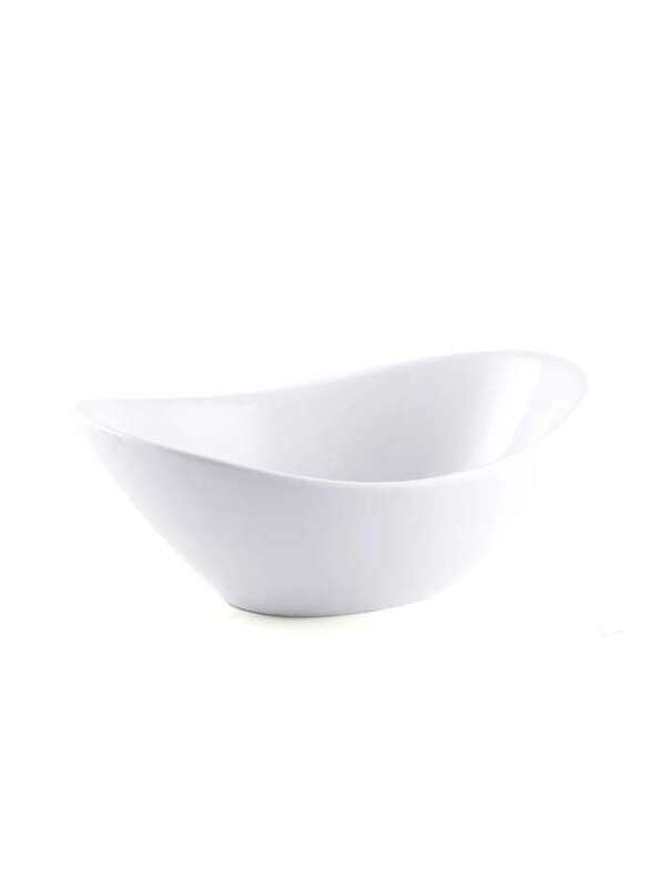 

Porceletta Ivory Porcelain Oval Bowl 15 cm