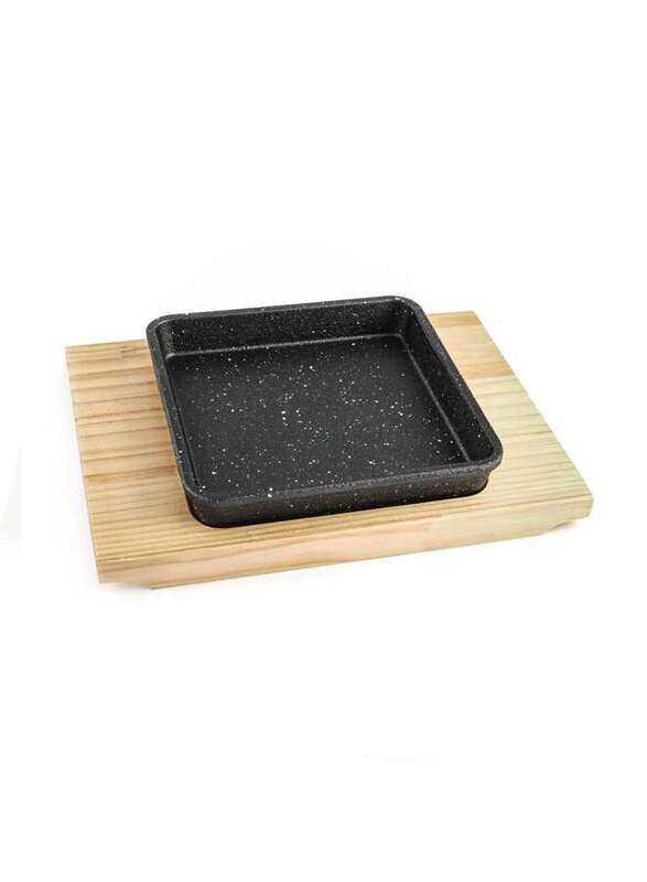 

Vague Cast Iron Square Sizzling with Base 14 cm