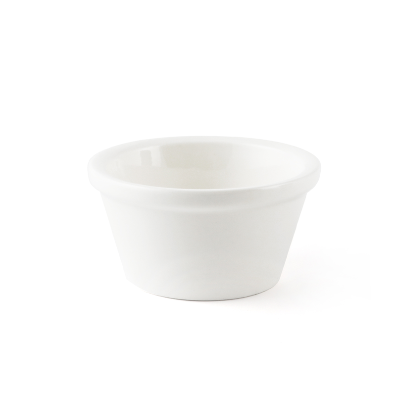 

B2B Ivory Porcelain Plain Thick Ramekin 7 cm