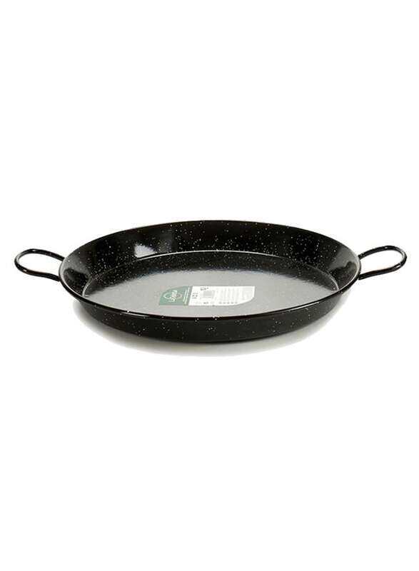 

La Dehesa Enameled Steel Paella Pan 46 cm Black