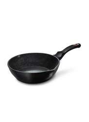 Berlinger Haus Deep Frypan 24 cm with Two Mouth and Protector Black Rose Collection