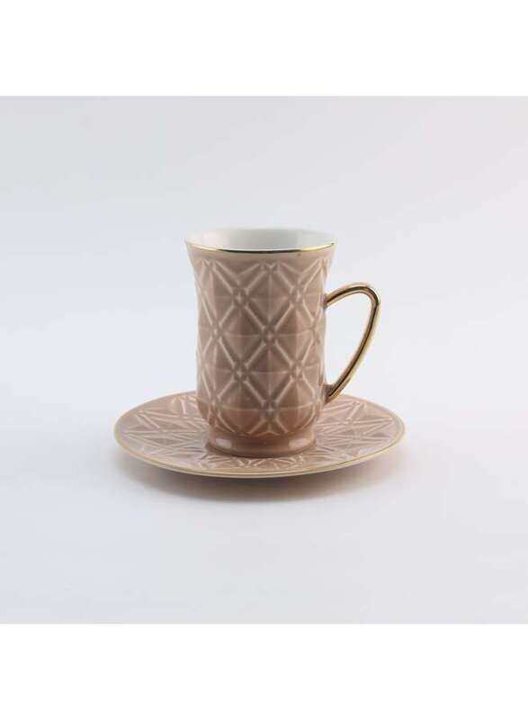 

Rose Porcelain Tea Cup and Saucer 12 Pieces Set 200 ml RS-1717