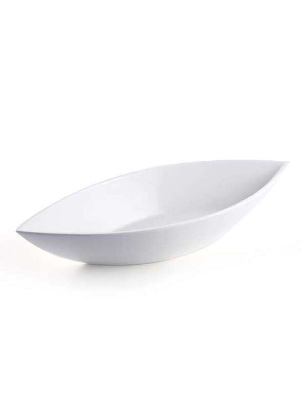 

Porceletta Ivory Porcelain Leaf Bowl 40 cm