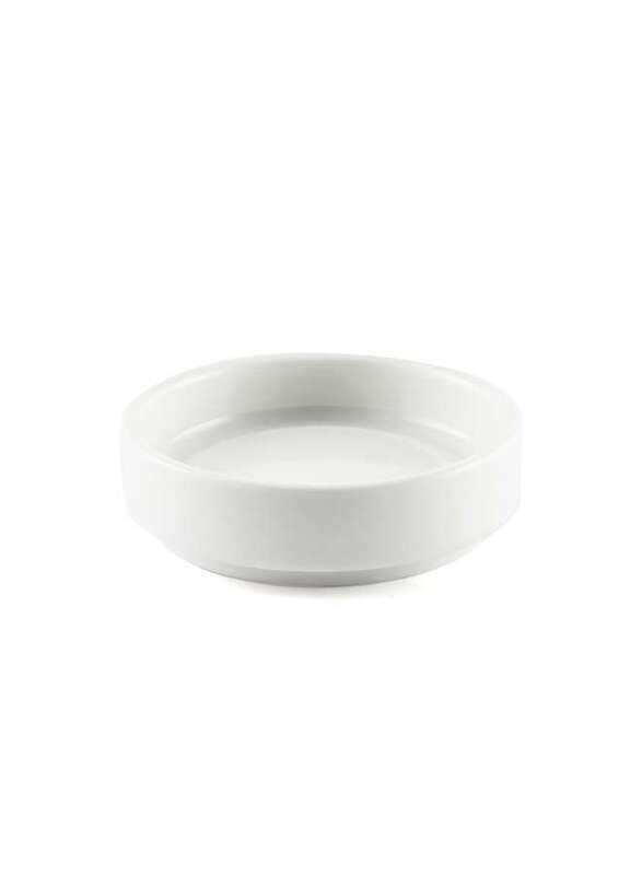 

Porceletta Ivory Porcelain Straight Round Dish 7.5 cm