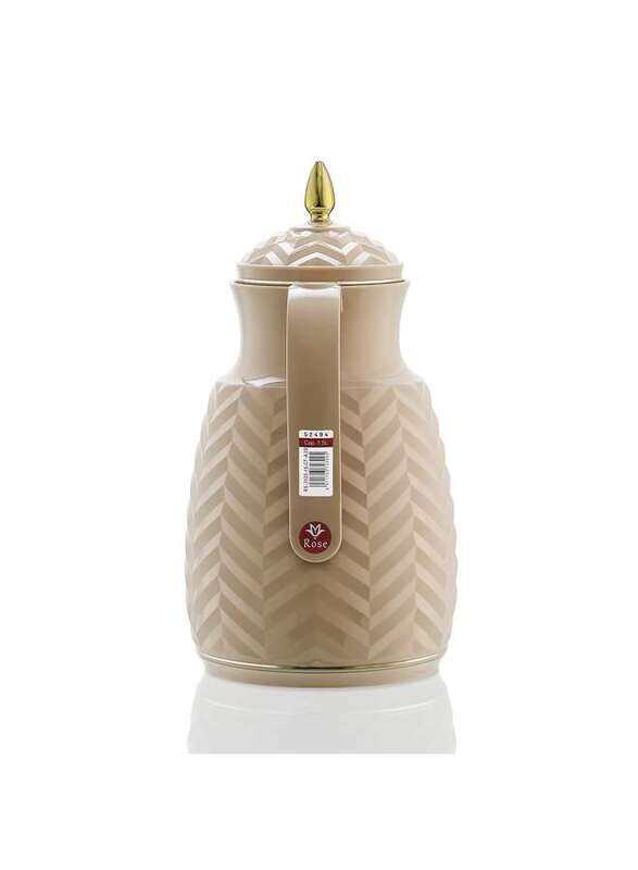 

Rose Beige Coffee Vacuum Flask 1.5 Liter RS-2020