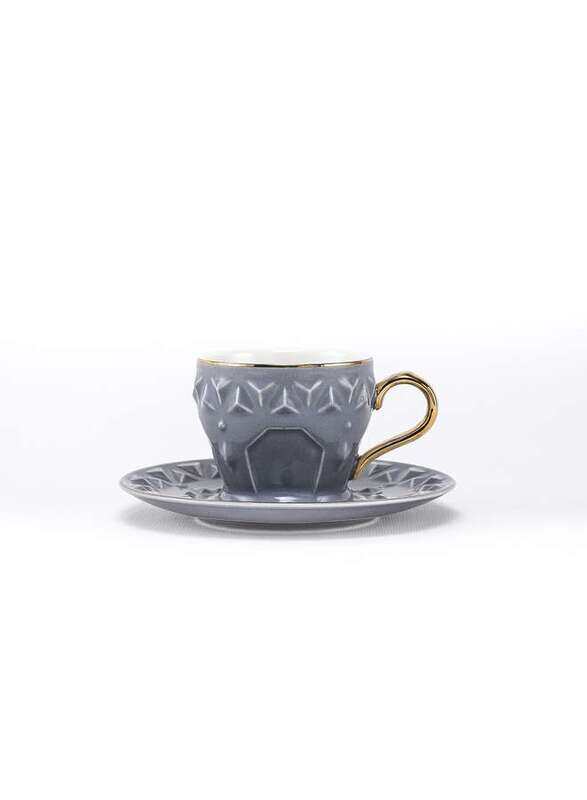 

Rose Porcelain 12 Piece Coffee Cup and Saucer Set White 80 ml RS-2121