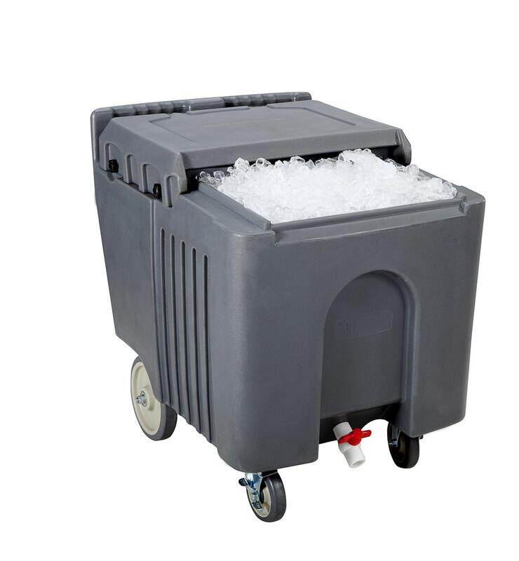 

Jiwins Plastic Sliding Ice Caddy 110 Liter Grey