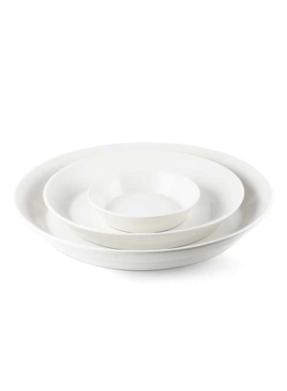 Porceletta Ivory Porcelain Small Round Insert Platter 21.5x4.7 cm