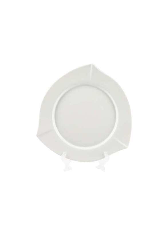 

Porceletta Ivory Porcelain Triangle Plate 26.5 cm / 11'