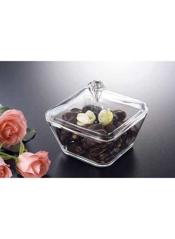 

Vague Acrylic Square Candy Bowl Set 13.5 cm