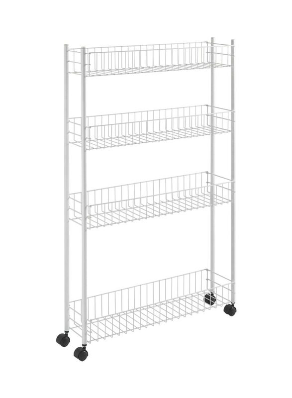 

Metaltex Steel 4-Tier Fino4 Rolling Cart 5