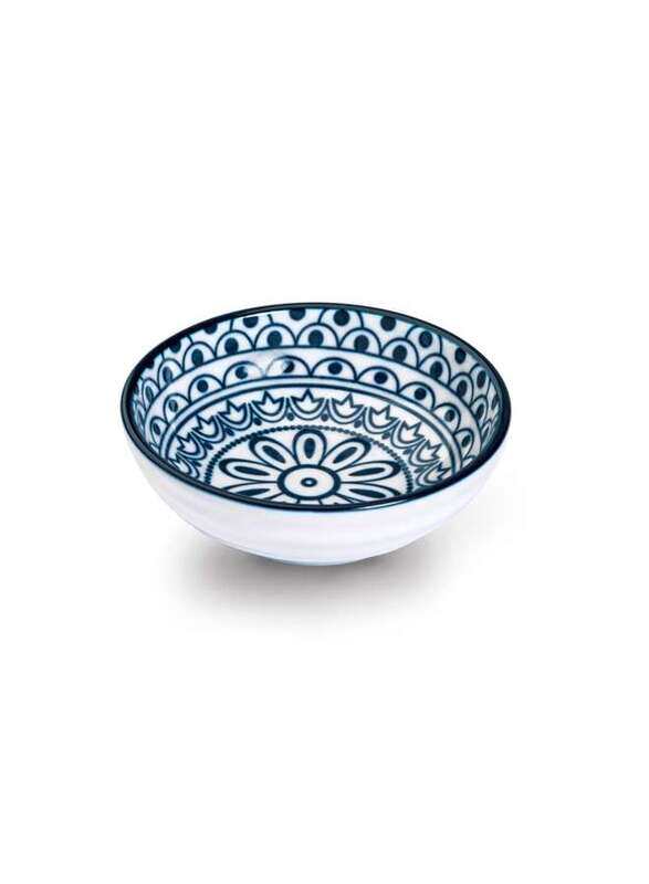 

Che Brucia Arabesque Blue Porcelain Round Dish 9 cm /3.5