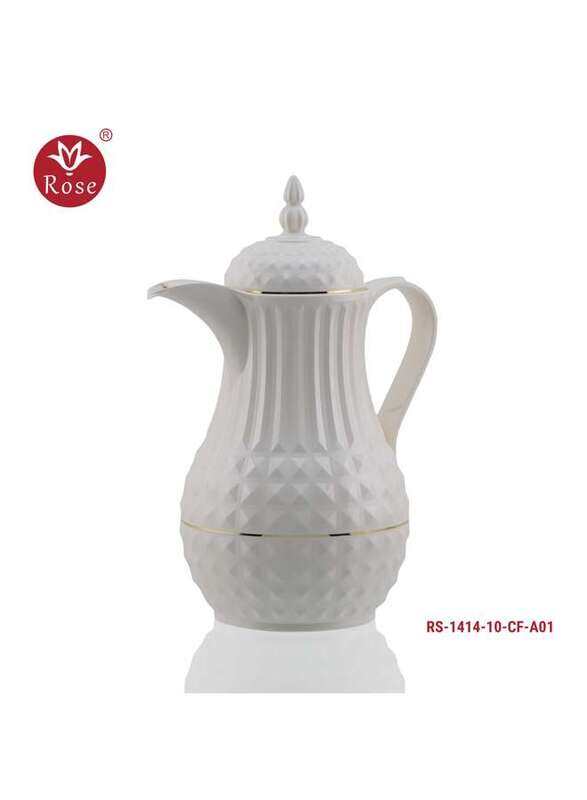 

Rose White Coffee Vacuum Flask 1.0 Liter RS-1414