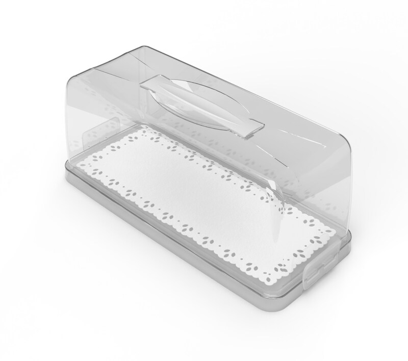

Snips Transparent & White Plumcake Keeper