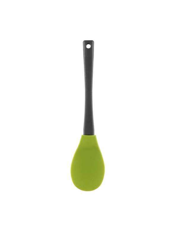 

Vague Silicone Green Serving Spoon with Handle