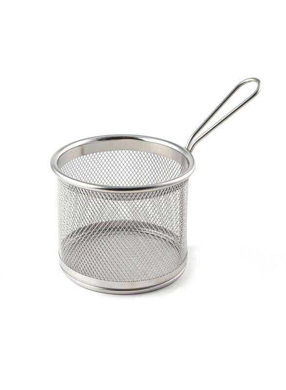 Stainless Steel Round Fry Basket 17 cm