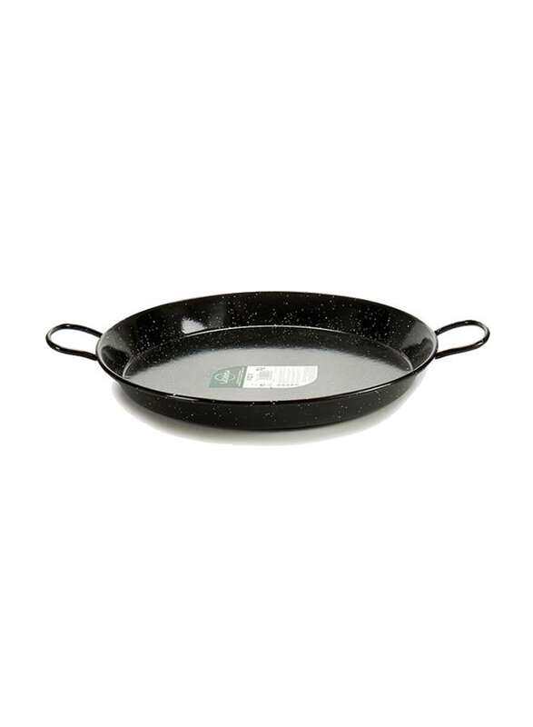 

La Dehesa Enameled Steel Paella Pan 42 cm Black