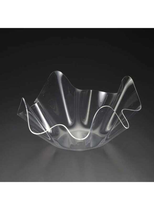 

Vague Acrylic Rect Fruit Bowl 54 cm Clear