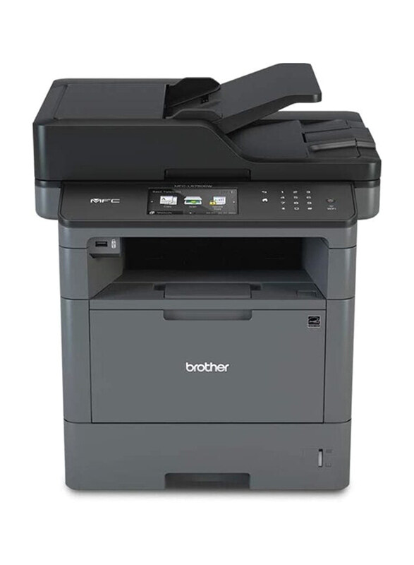 

Brother MFC-L5755DW Wireless All in One Monochrome Laser Printer with Advanced Duplex & Mobile Printing, High Yield Ink Toner, Grey/Black