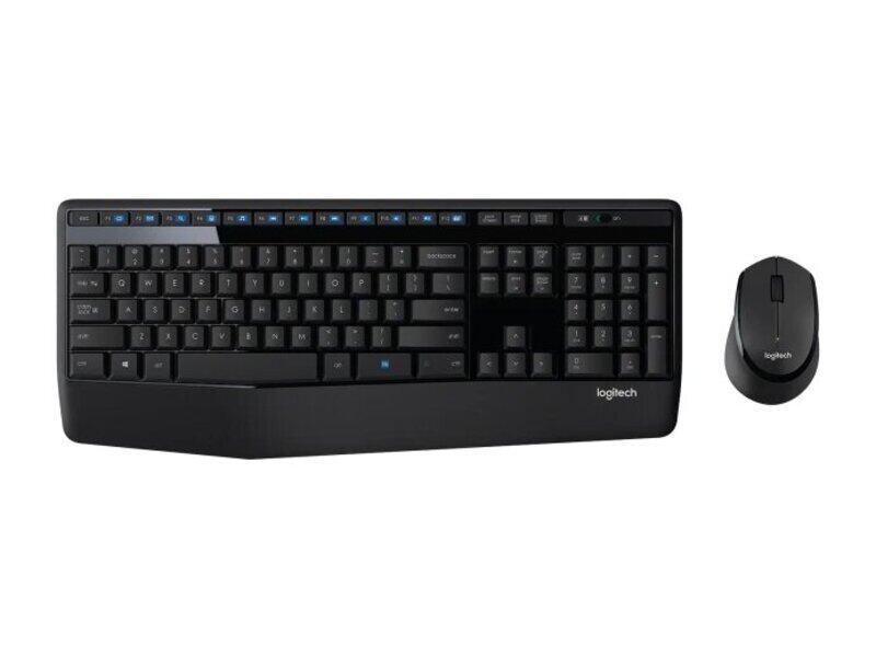 

Logitech MK345 Wireless English Keyboard & Mouse, Black