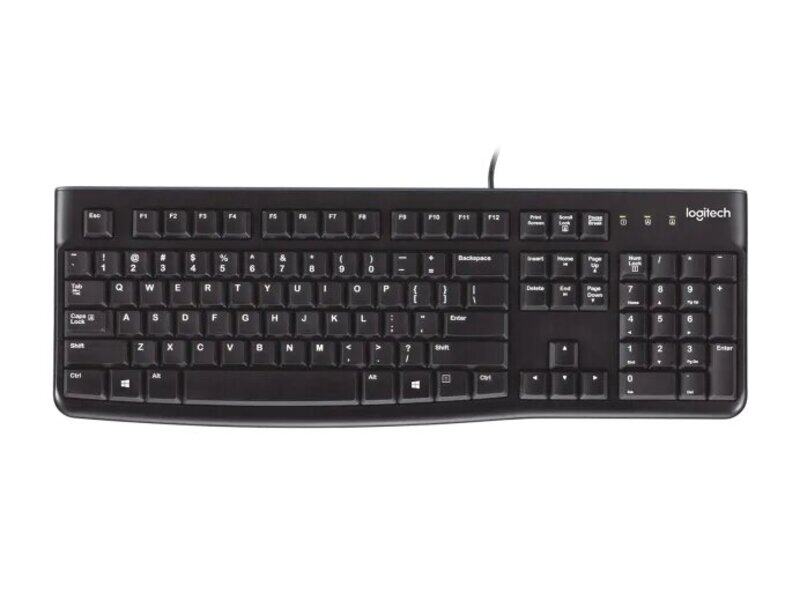 

Logitech K120 Wired English Keyboard, Black