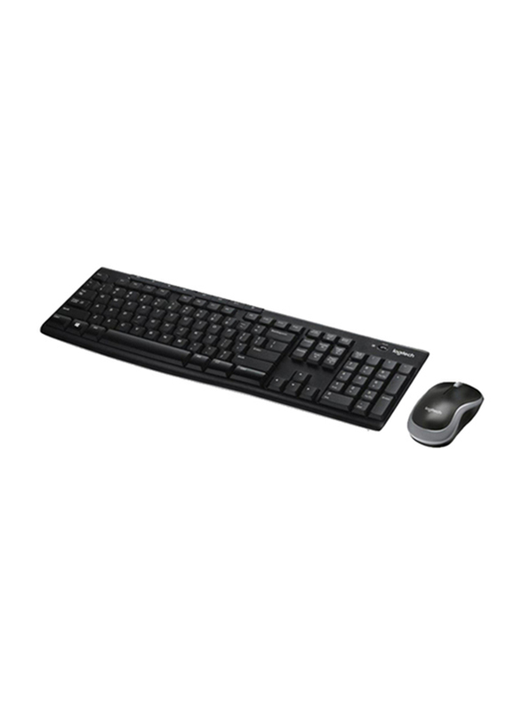 Logitech MK270 Wireless English Keyboard and Mouse Combo, Black