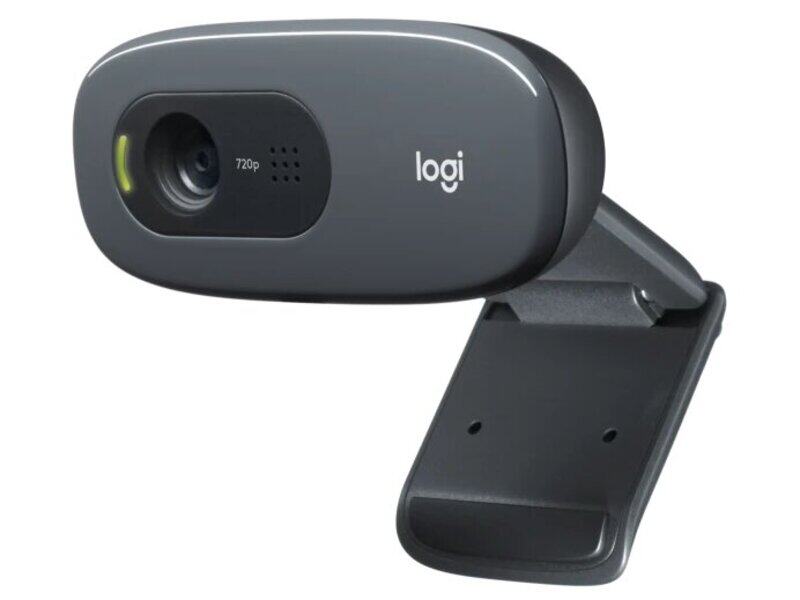 

Universal Logitech HD WebCam for Windows 8 /later/macOS 10.10/later/ChromeOS/USB-A Port, Black