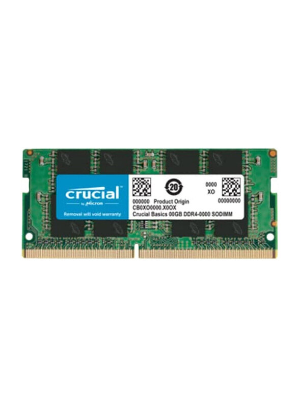 

Crucial 16GB CL19 DDR4-2666 Laptop Memory, CB16GS2666