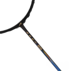 HUNDRED Rock 88 Carbon Fibre Strung Badminton Racket for Intermediate Players  78 Grams  Maximum String Tension - 32lbs