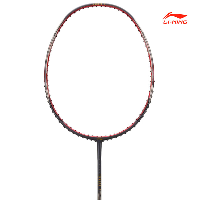 Li-Ning G-Force Superlite Ignite 7 Black Red Carbon Fibre Unstrung 30 LBS Badminton Racket