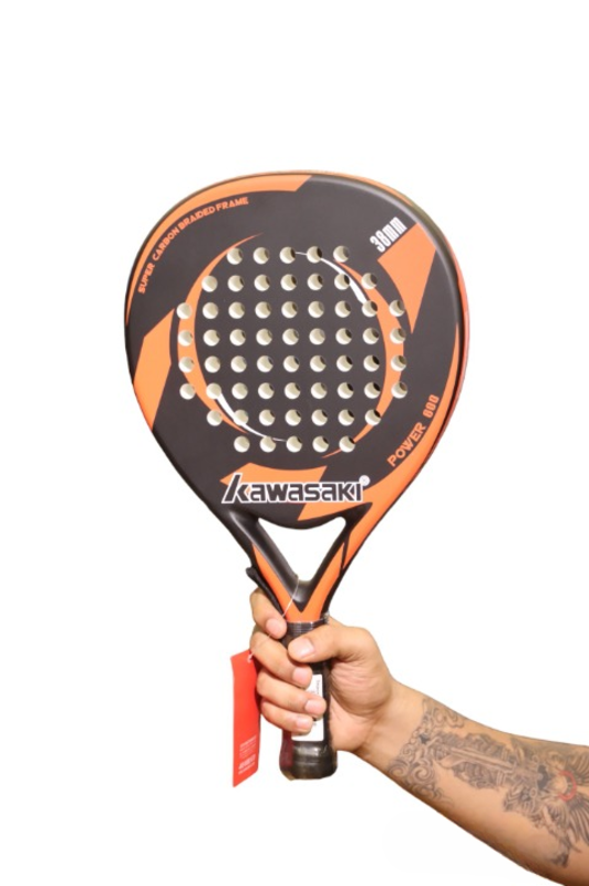 KAWASAKI PADEL RACKET POWER-800 ORANGE/BLACK