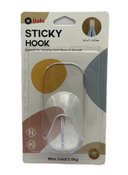Italo Self Adhesive Sticky Hooks, XY-0313, Clear
