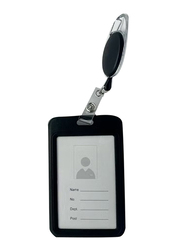 Italo Lanyard ID Card Holder, T -805, Black