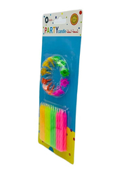 Italo Metallic Birthday Party Candles, Ages 3+, YH330-1, Multicolour
