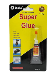 Italo Universal Strong All Purpose Super Glue, 3g, ITALO-2034, Yellow/Black