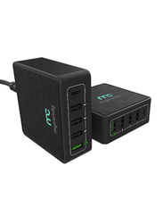 Mycandy 60W 5-Port Usb & Type C Desktop Charger, Black