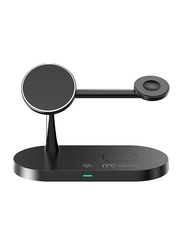 Mycandy 5-In-1 Magnetic Wireless Charger, Black