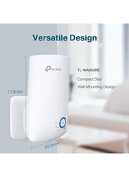 TP-Link 300Mbps Wi-Fi Range Extender, TL-WA850RE, White