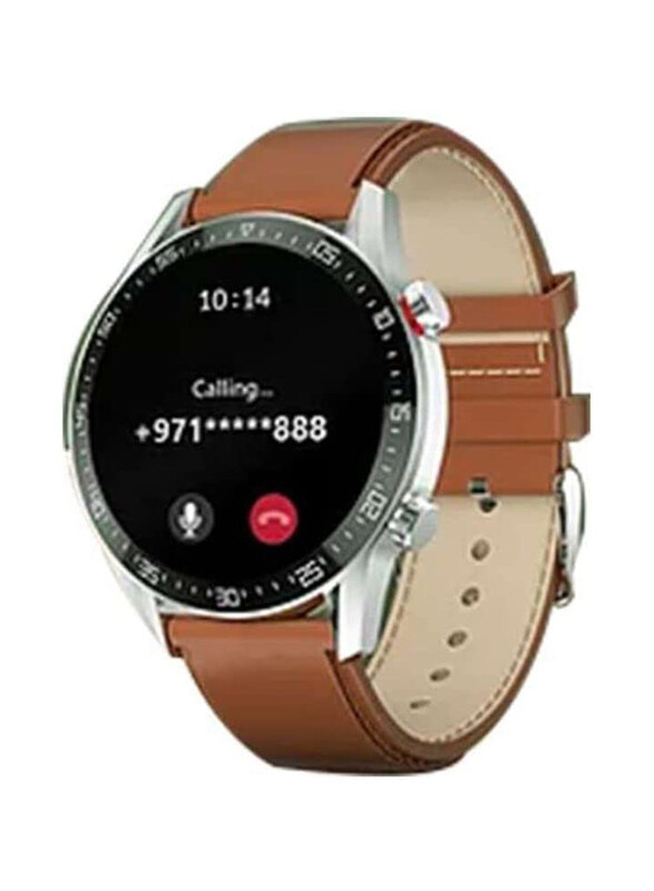 

Haino Teko RW11 46mm Smartwatch, Brown/Silver