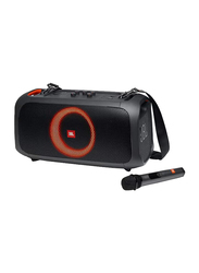 JBL Party Box On-The-Go Wireless Multimedia Portable Bluetooth Speaker, Black