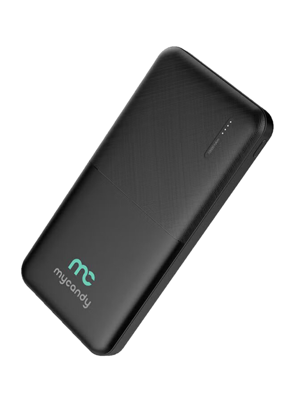 Mycandy 100001mAh Pb100 Fast Charging Power Bank with Dual Type C Output, Black